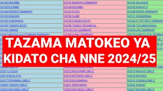 TAZAMA HAPA MATOKEO YA KIDATO CHA NNE NECTA 2024/2025