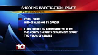 Police identify Vigo County deputy involved in Saturday police-action shooting