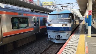 【貨物】桃太郎EF210-148　コンテナ輸送　南越谷駅通過