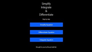 Calculus Calculator | Flask and Python | HTML/CSS | JavaScript | Tutorial for Beginners