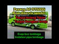 Pasang ac DT5000i unit ke 3 bakhtiyar trans SEMARANG elf giga euro4 karoseri morodadi prima