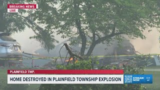 Plainfield Twp. home leveled in explosion, investigators say