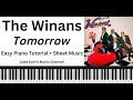 The Winans - Tomorrow - Easy Piano Tutorial - Sheet Music - MIDI