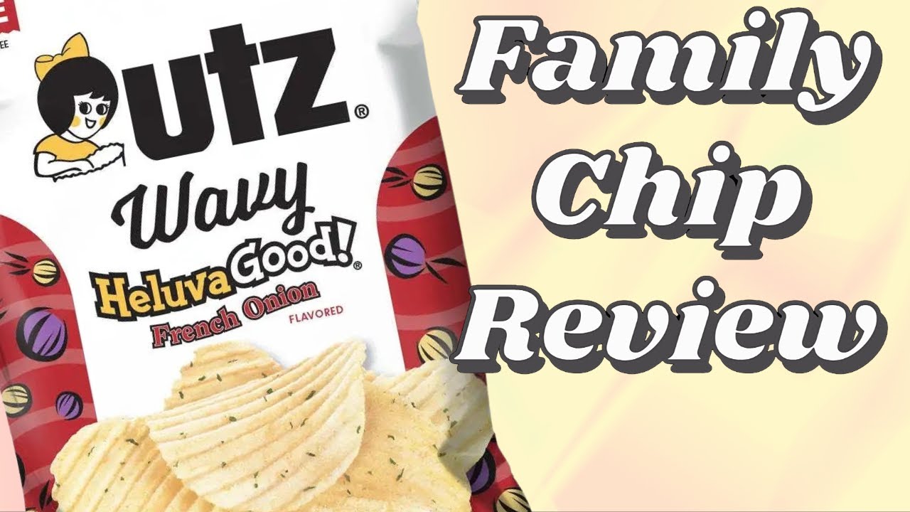 Utz Wavy Heluva Good!® French Onion Flavored Potato Chips | Family Chip ...