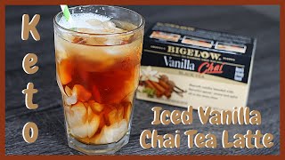 Keto Iced Vanilla Chai Tea Latte