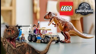 New Lego 'Toro' Carnotaurus!!! ( Lego Jurassic World Camp Cretaceous ) Carnotaurus Dinosaur Chase