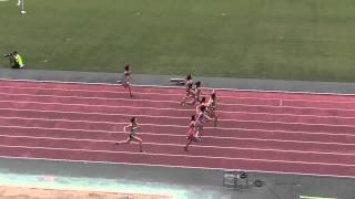 62th全実女子200m決勝市川華菜24.11( 0.6)