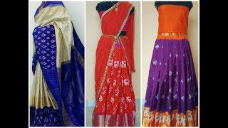 Latest  Pochampally Ikkat Silk Sareees with price less than 4999