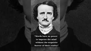 #quotes Edgar Allan Poe's Quotes which are better to be known when young to not Regret in Old Age