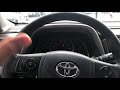 Toyota RAV4 – How to brighten/dim the instrument panel lights