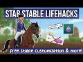 5 Lifehacks in Star Stable! (free stable customization, fast horse training & more!)