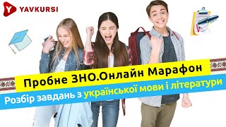 Розбір завдань з української мови та літератури. \