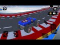 Monster Truck Stunt Ramps Driver Game - 4x4 GT Big Truck Stunts Parkour Games - Android GamePlay