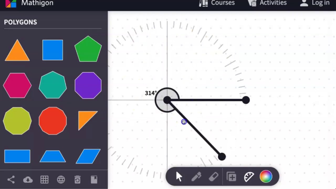 Digital Whiteboard: Mathigon Polypad - YouTube