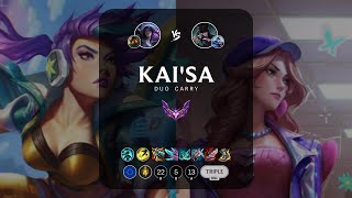 Kai'Sa ADC vs Caitlyn - EUW Master Patch 13.3