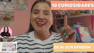 🌸 10 curiosidades de mi Scraproom🌸  + tips | Zona Scrapera | #colaboracion