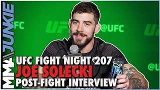 Joe Solecki keeps enjoying his UFC blessings after win | #UFCVegas56