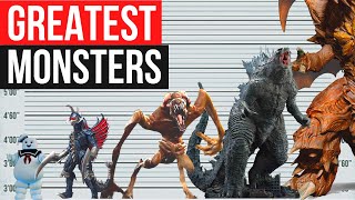 Greatest Giant Monsters in Movie History | Size Comparison