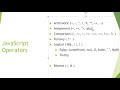 JavaScript Tutorial - 3: JavaScript Operators
