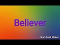 Cars Music Video Believer