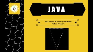 DuMV - Java Hollow Inverted Pyramid Star Pattern Program – Using While Loop