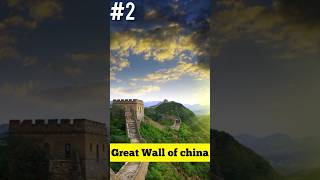 Top 10 Wonders of the world #top10 #tajmahal #thegreatwallofchina