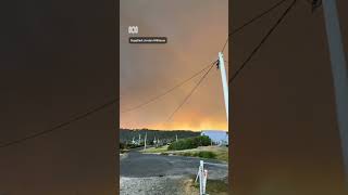 Locals share footage of Tasmania's west coast bushfires | ABC News