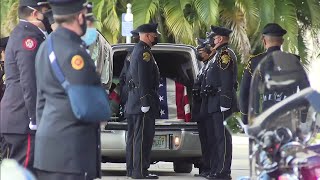 Funeral procession held for Davie police officer