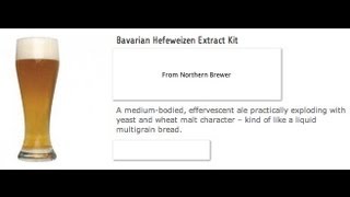 HomeBrew Testing- Northern Brewer Bavarian Hefeweizen