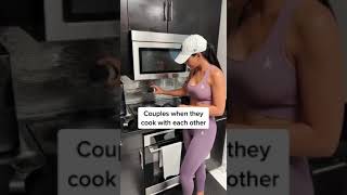 Couples When They Cook With Each Other #shorts