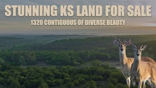 Stunning Kansas land for sale - 1320 acres of diverse beauty