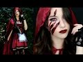 Little Red Riding Hood Halloween Makeup Tutorial & Costume!