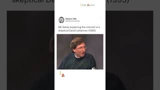 Bill Gates Explaining The Internet To Skeptical David Letterman