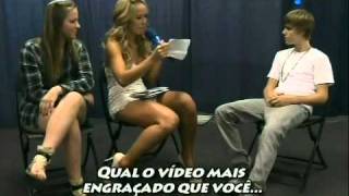 Justin Bieber Brazilian Interview Panico na TV Sabrina Sato