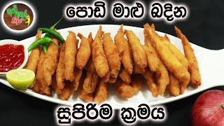 පොඩි මාළු බදින සුපිරි ක්‍රමය | Fried Handalla