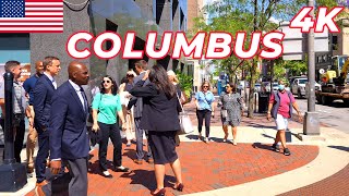 Iconic Street Walk in Columbus, Ohio 4K
