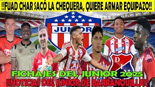 ✅️BOMBAZO JUNIOR HOY✅️ FUAD CHAR SACA LA CHEQUERA | QUIERE ARMAR UN EQUIPAZO PARA EL 2025  FICHAJES