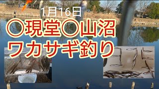 埼玉県の◯現堂と◯山沼にワカサギ釣りに行ってきました。