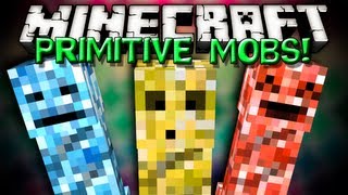 Minecraft Mods - PRIMITIVE MOBS MOD!!!