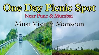 One day Picnic Spot near Pune \u0026 Mumbai | मॉन्सून भटकंती | मराठी Travel Vlog #monsoon