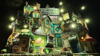 Lemax Shoppes of Horrid Hamlet Facade Review – The Perfect Companion to Monsters on Main Street?
