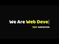 Css Text Typing Animation In Website Using Html Css || Auto Typing Effect