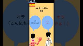 カタカナで覚えられるスペイン語の挨拶1分講座