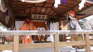 猿田彦神社の大和神楽・・市指定重要無形文化財・・渋川/群馬