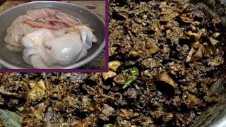 Goat Intestine ( Boti ) \u0026 Blood Fry | ஆட்டு குடல் இரத்த பொரியல் | Aattu kudal ratha poriyal