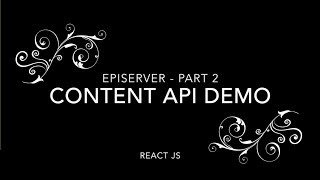 EPiServer Content Delivery APi - Part II