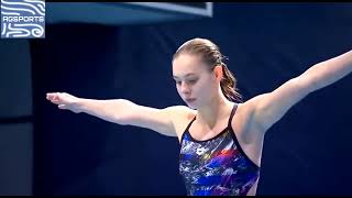 Kseniia Bailo Ukraine  1m Springboard   Junior Diving Championships