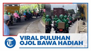 Viral Puluhan Ojek Online Membawa Hadiah, Mulai dari Paket Kardus hingga Boneka