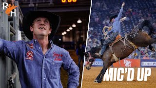 Saddle Bronc Rider MIC'D UP at RODEOHOUSTON