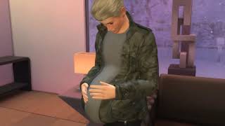 The Sims 4 (Mpreg) - The baby is kicking!